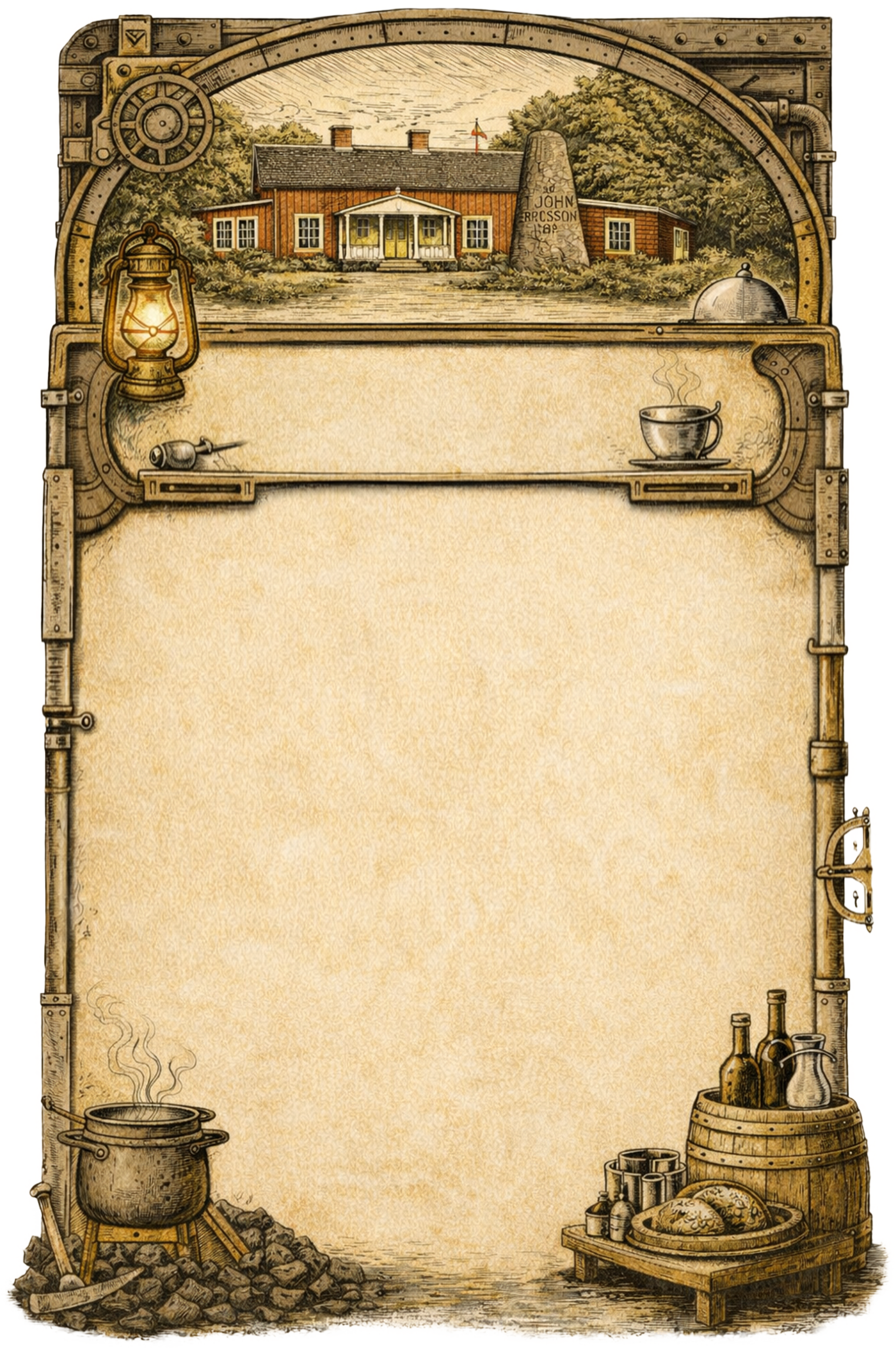 Långbans Gästgifveri Meny